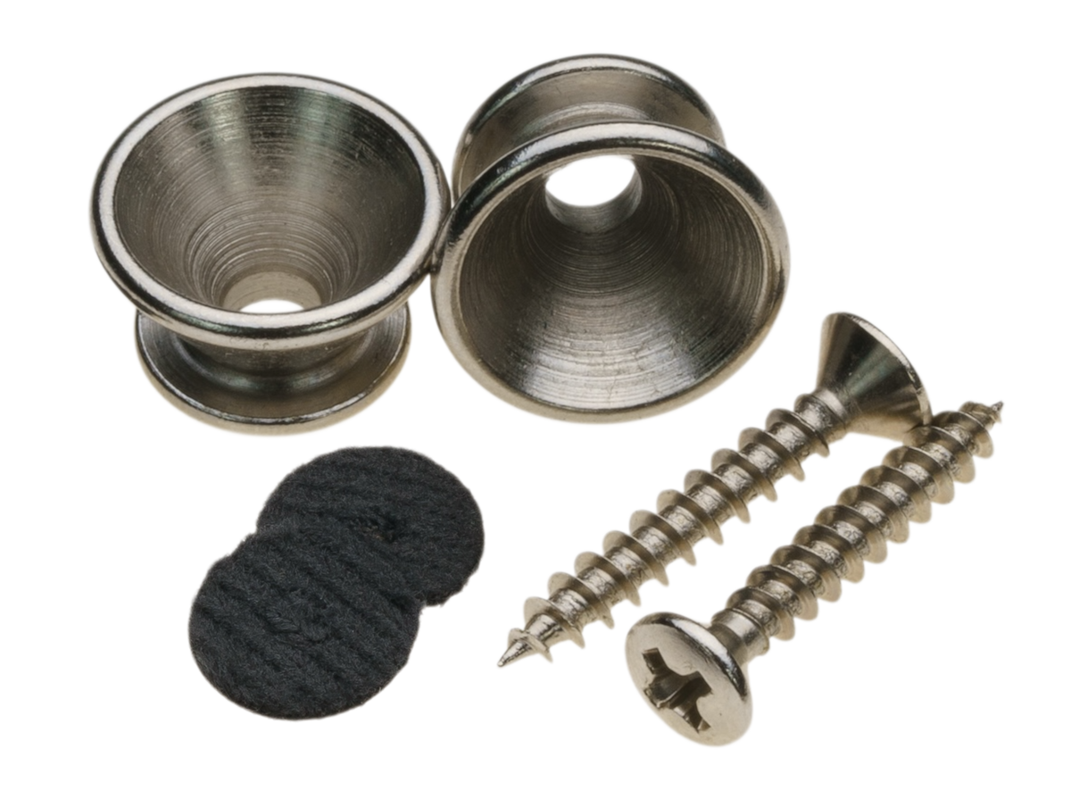 D'Andrea - Strap Buttons - Aluminium. - 24 Piece