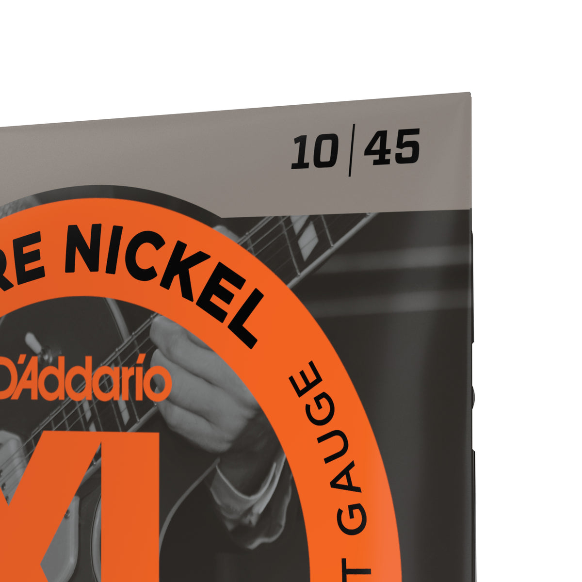 D'Addario EPN110 Pure Nickel Electric Guitar Strings, Regular Light, 10-45