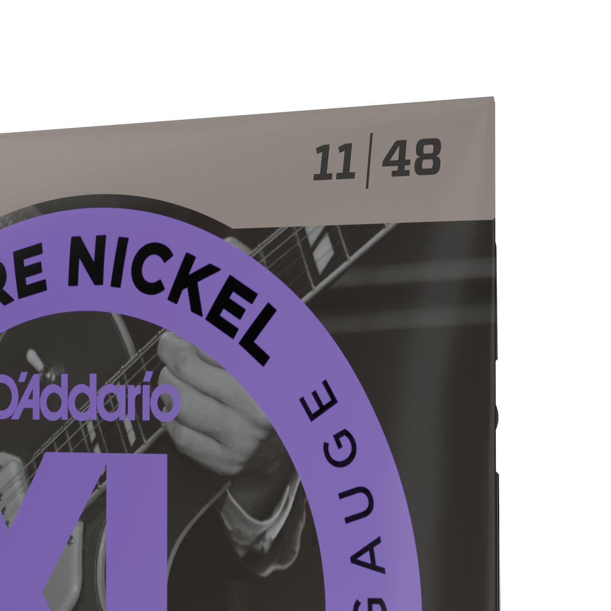 D'Addario EPN115 Pure Nickel Electric Guitar Strings, Blues/Jazz Rock, 11-48