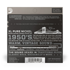 D'Addario EPN21 Pure Nickel Electric Guitar Strings, Jazz Light, 12-52