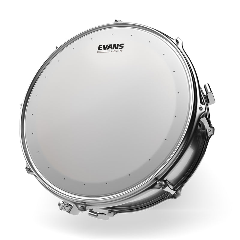 EVANS EC2S Clear Fusion Pack (10", 12", 14") with 14" HD Dry Snare Batter