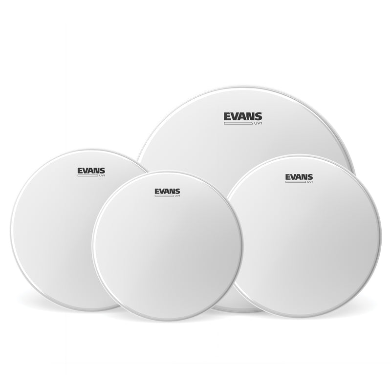 EVANS UV1 Coated Standard Pack (12", 13", 16") with 14" UV1 Coated Snare Batter