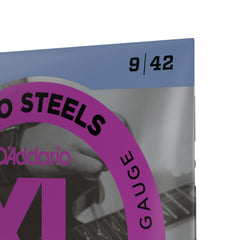 D'Addario EPS520 ProSteels Electric Guitar Strings, Super Light, 09-42
