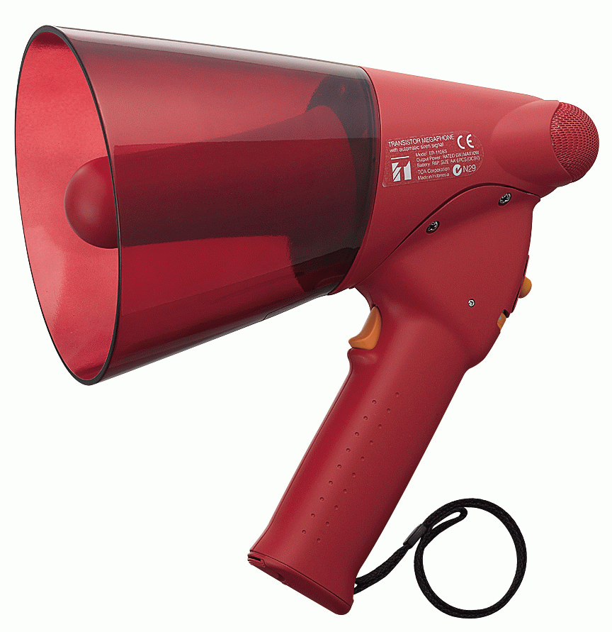 TOA ER1206S 6W SPLASHPROOF MEGAPHONE