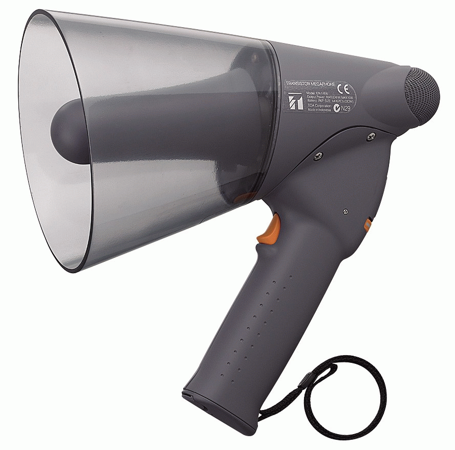 TOA ER1206 6W SPLASHPROOF MEGAPHONE