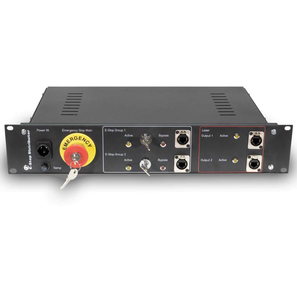 Laserworld E-Stop Distribution Panel for Laser Signal Control