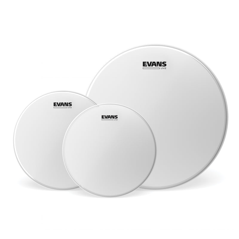 EVANS UV2 Coated Tom Pack - Rock (10", 12", 16")