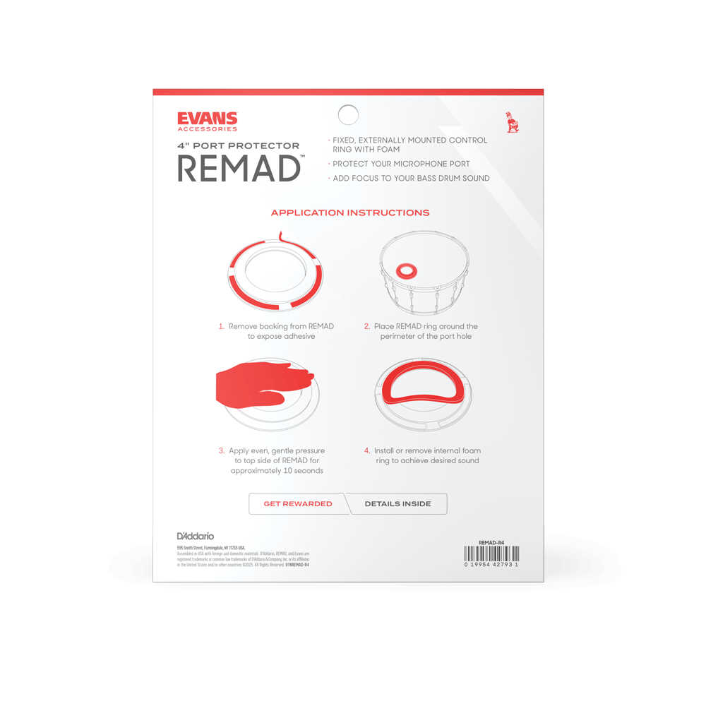 Evans REMAD Port Hole Protector, 4 inch