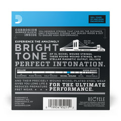 D'Addario EXL110-10P Nickel Wound Electric Guitar Strings, Regular Light, 10-46, 10 Sets
