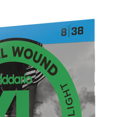 D'Addario EXL130 Nickel Wound Electric Guitar Strings, Extra-Super Light, 08-38