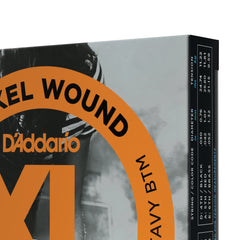 D'Addario EXL140-3D Nickel Wound Electric Guitar Strings, Light Top/Heavy Bottom, 10-52, 3 sets