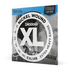 D'Addario EXL148 Nickel Wound Electric Guitar Strings, Extra-Heavy, 12-60