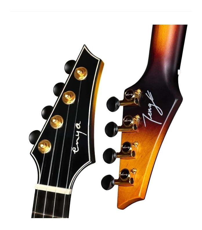 Enya E6 FE Custom Solid Acacia Tenor Ukulele with AcousticPlus Pickup