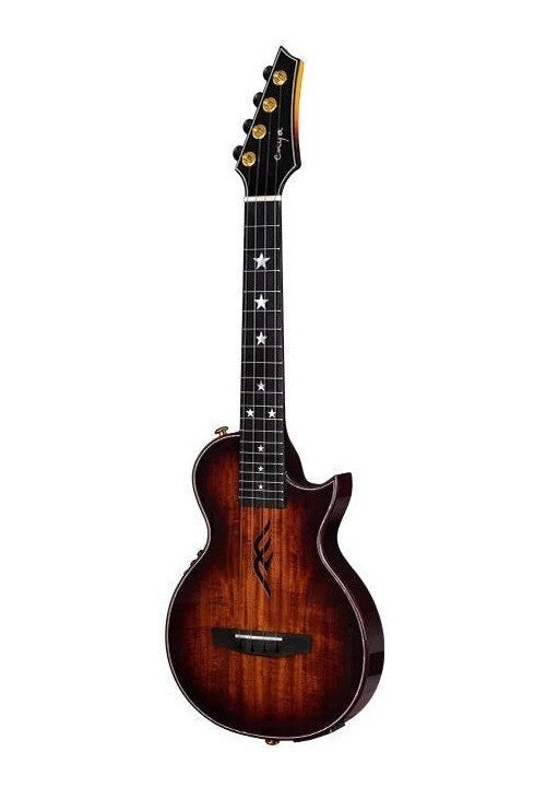 Enya E6 FE Custom Solid Acacia Tenor Ukulele with AcousticPlus Pickup