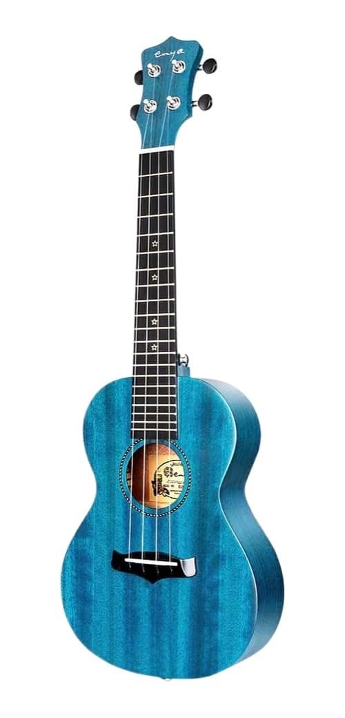Enya 25D Solid Mahogany Concert Ukulele - Blue