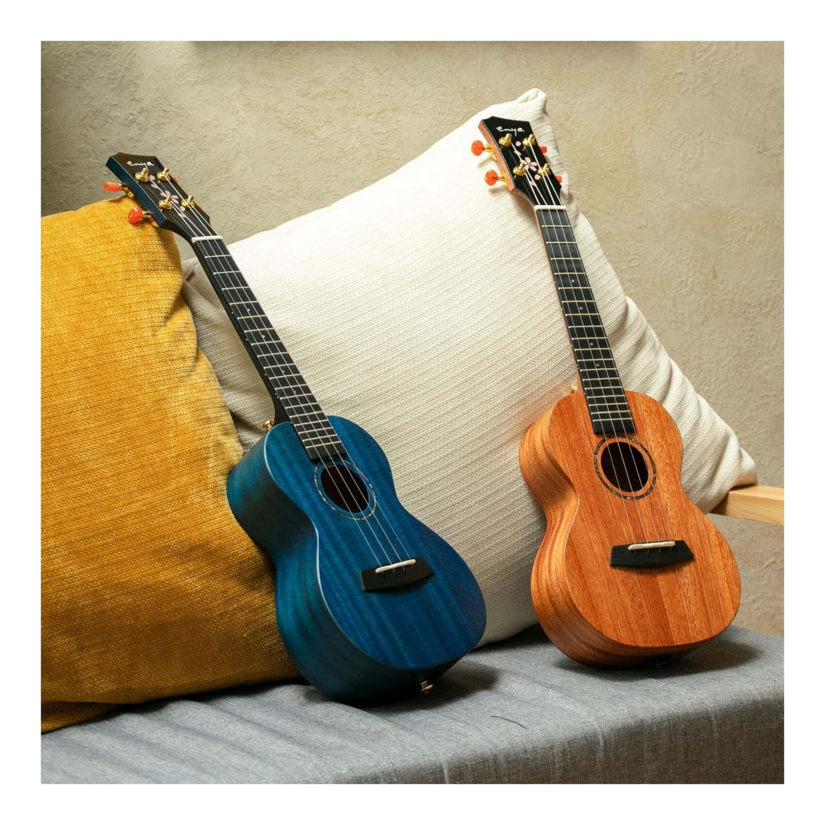 Enya MS Solid Mahogany Ukulele - Concert