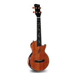 Enya Feather Solid Mahogany Tenor Ukulele with AcousticPlus Pickup - Natural