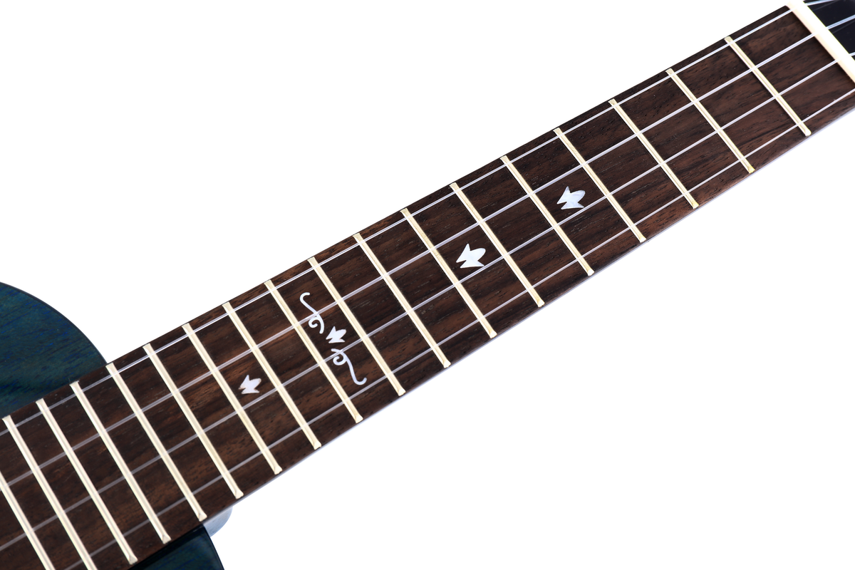 Enya MAD Solid Mahogany Ukulele - Tenor - Blue