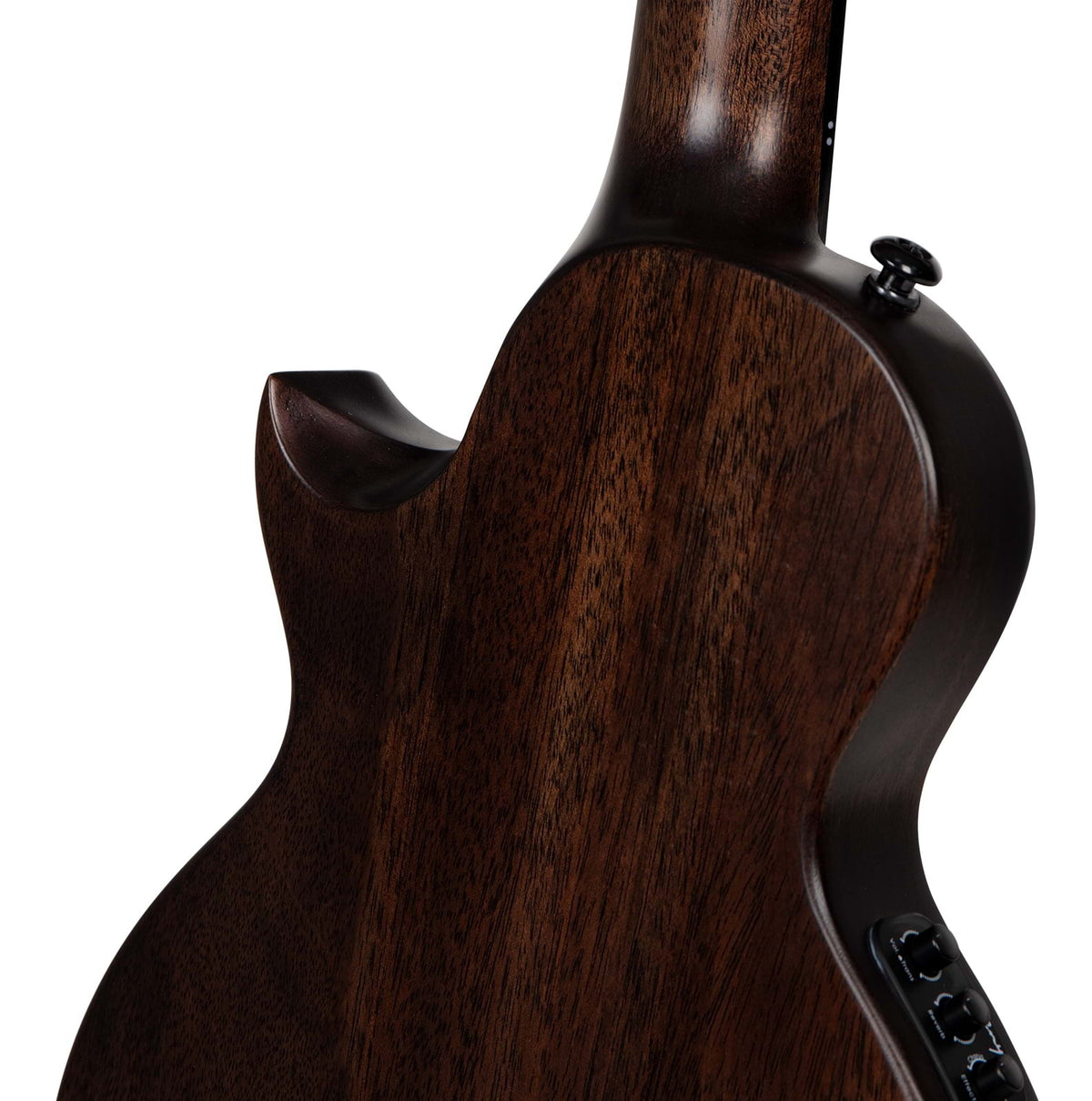 Enya Taimane Moon Tenor 4-String Ukulele with AcousticPlus Pickup - Black
