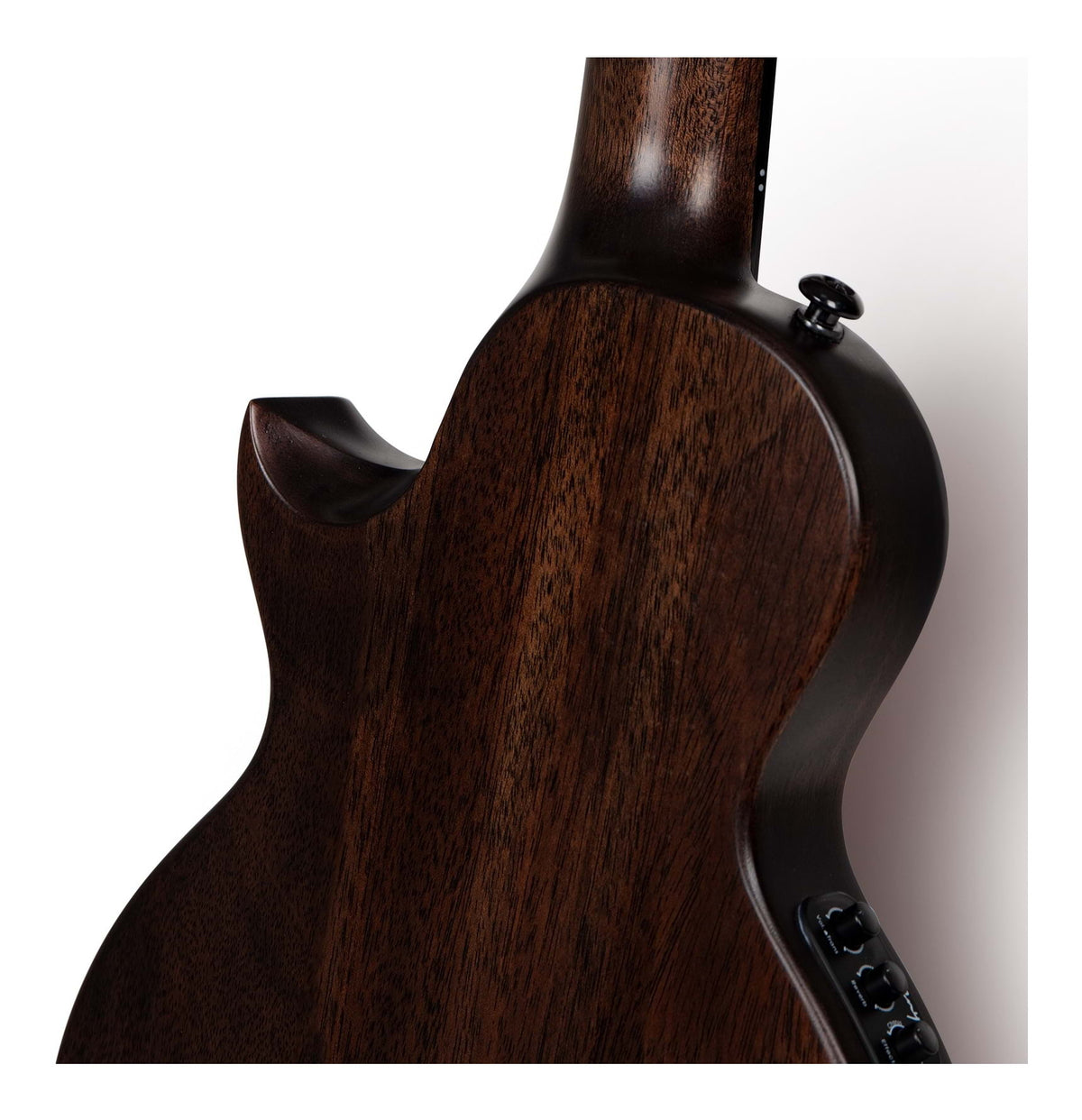 Enya Taimane Moon Tenor 5-String Ukulele with AcousticPlus Pickup - Black