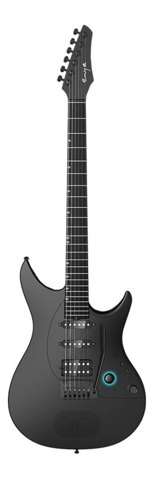 Enya Inspire Smart Carbon Fibre Super Strat Electric Guitar - Black