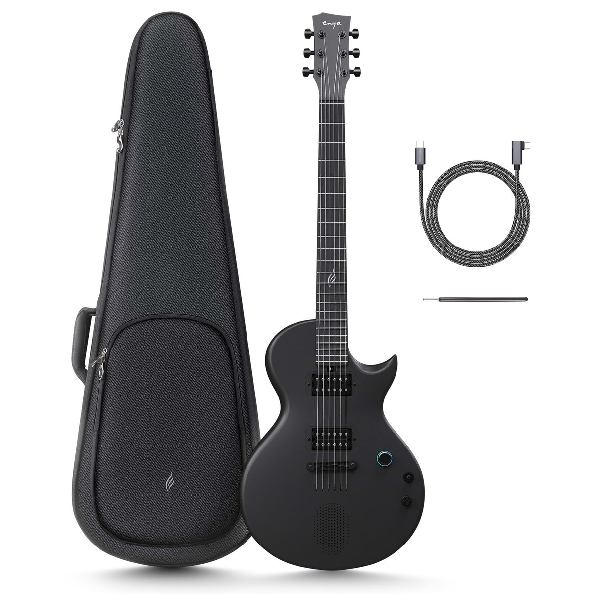 Enya Nova Go Sonic Smart Electric Guitar - Gentle Black