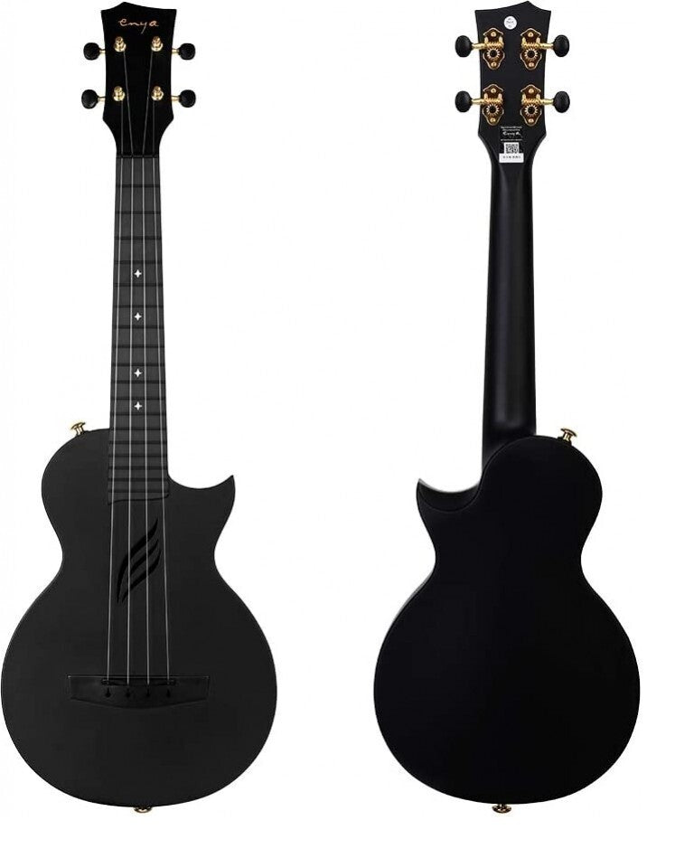 Enya Nova U Carbon Concert Ukulele - Black