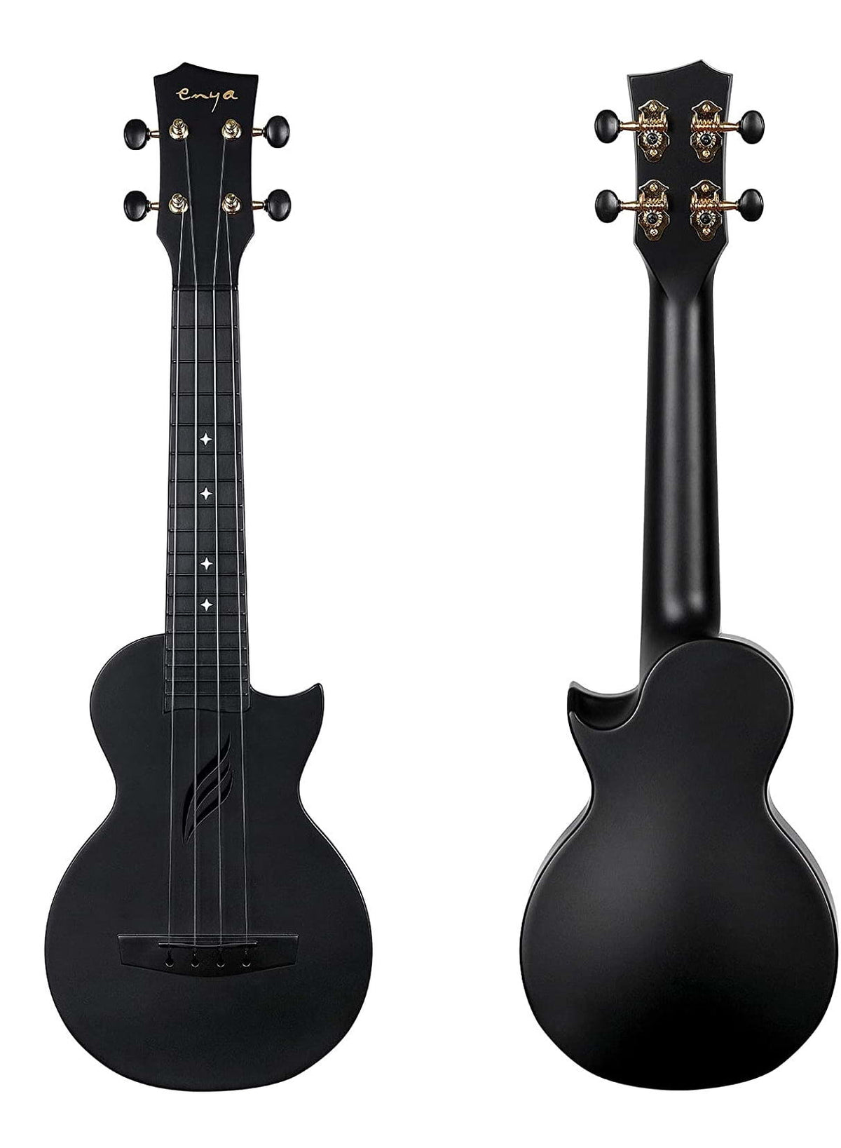 Enya Nova U Carbon Soprano Ukulele - Black