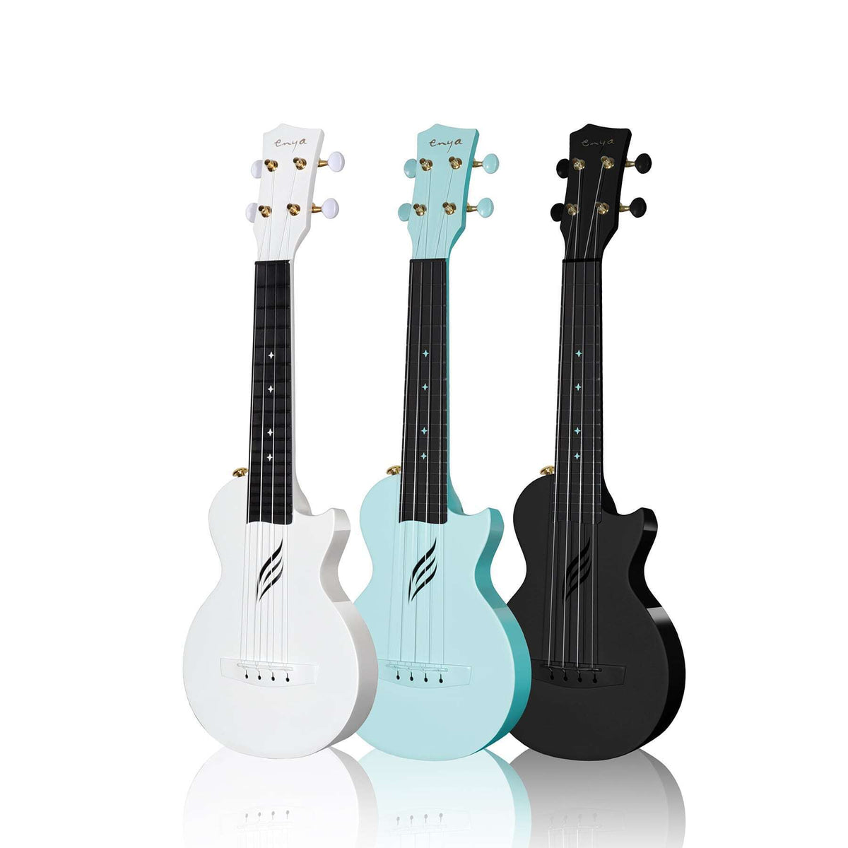 Enya Nova U Carbon Soprano Ukulele - Black