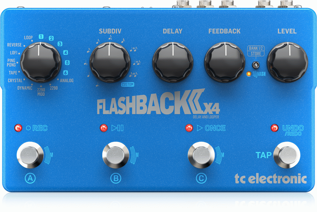 THE TC ELECTRONIC FLASHBACK 2 X4 DELAY