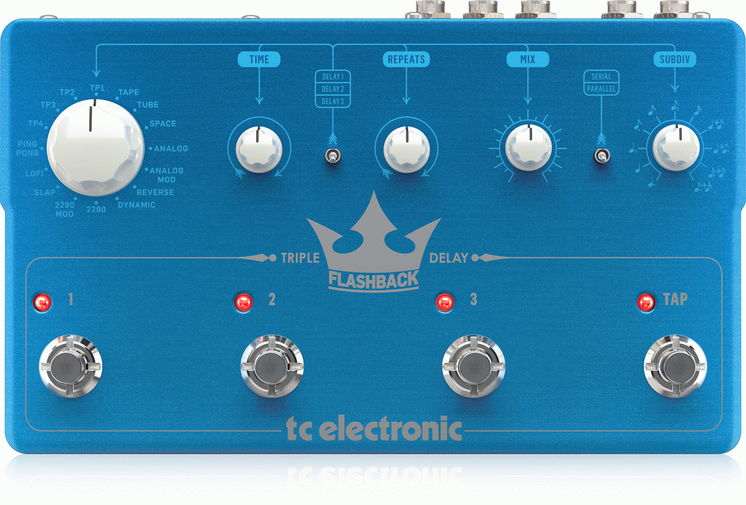 THE TC ELECTRONIC FLASHBACK TRIPLE DELAY