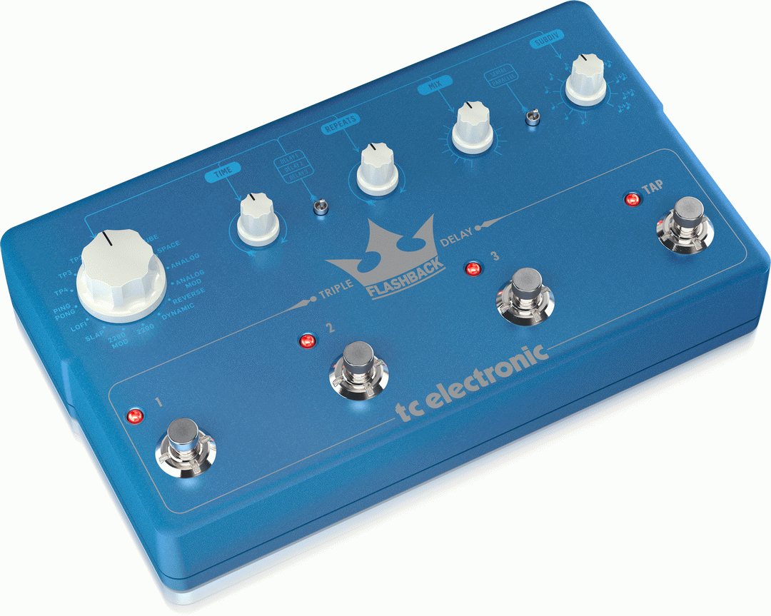 THE TC ELECTRONIC FLASHBACK TRIPLE DELAY