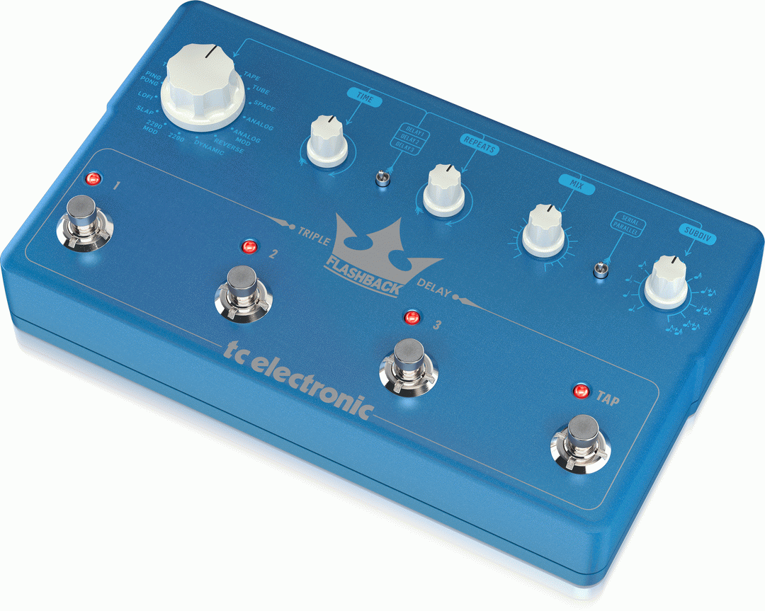 THE TC ELECTRONIC FLASHBACK TRIPLE DELAY