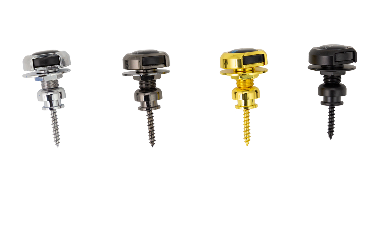 FRETZ Deluxe Strap Locks (Satin Chrome)