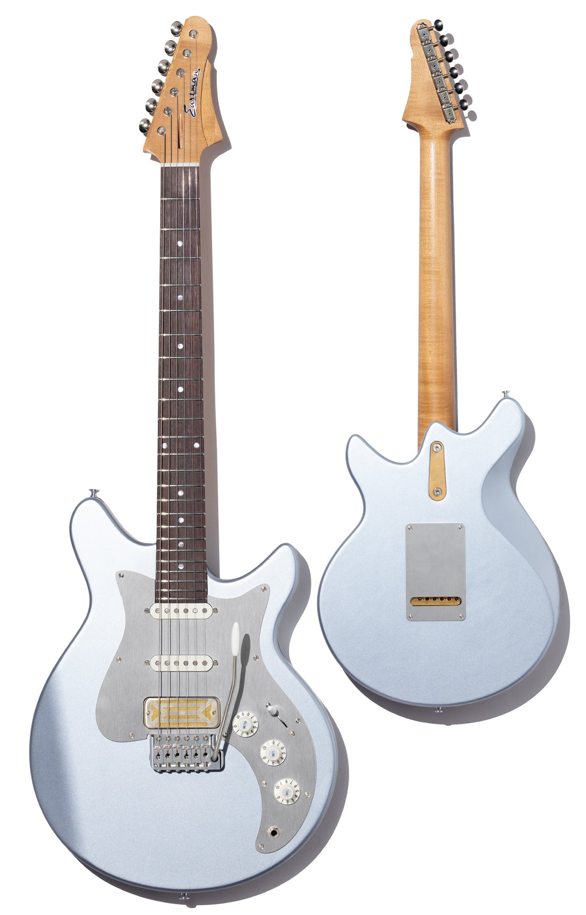 Eastman Fullertone DC'62 Electric Guitar - Ice Blue Metallic