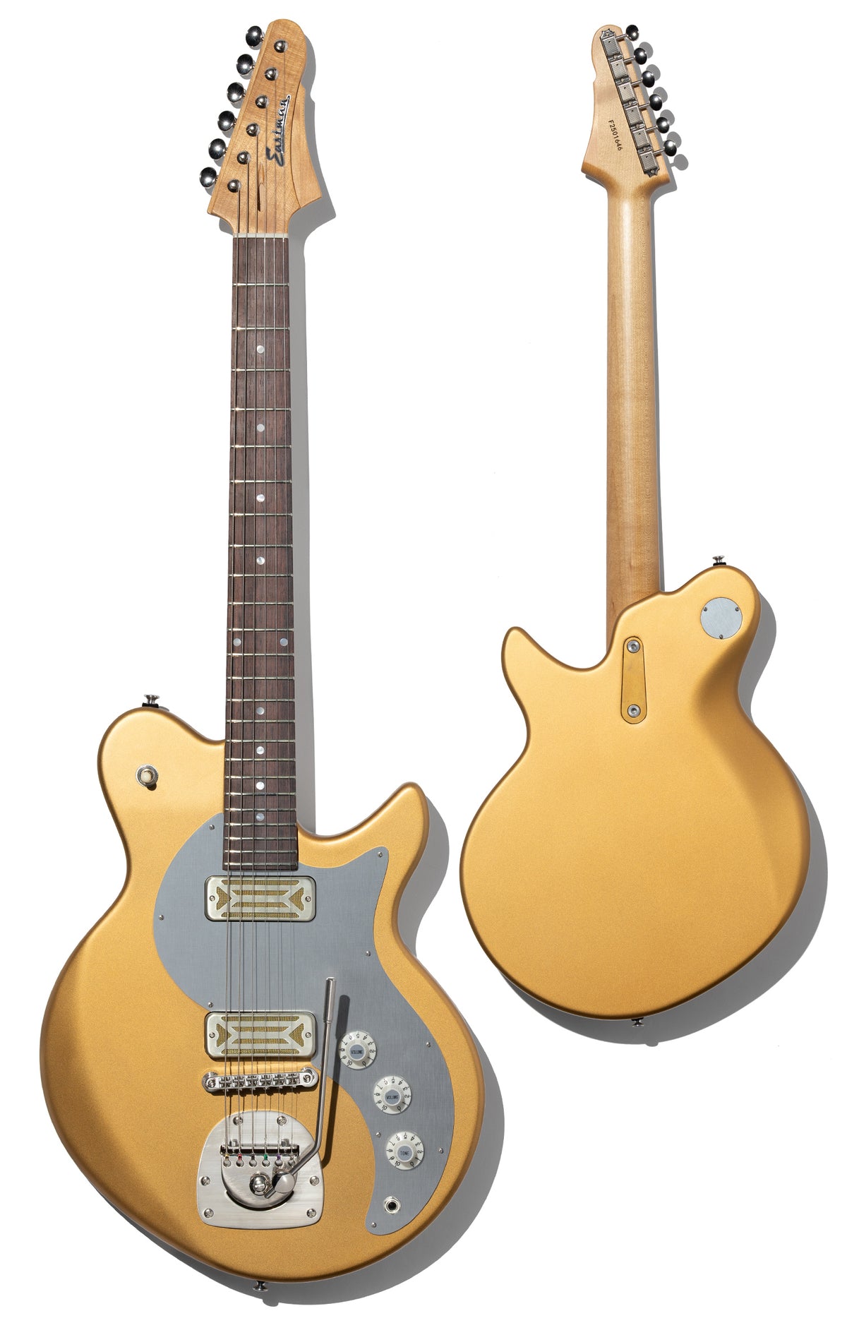 Eastman Fullertone Offset'62 Electric Guitar - Gold