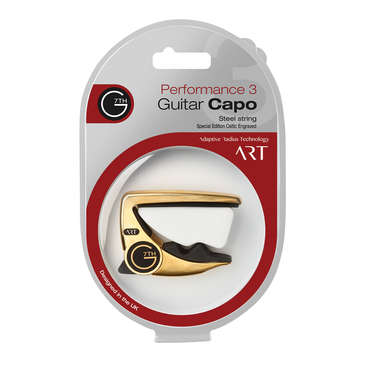 G7th G7 Performance 3 Celtic Gold Guitar Capo