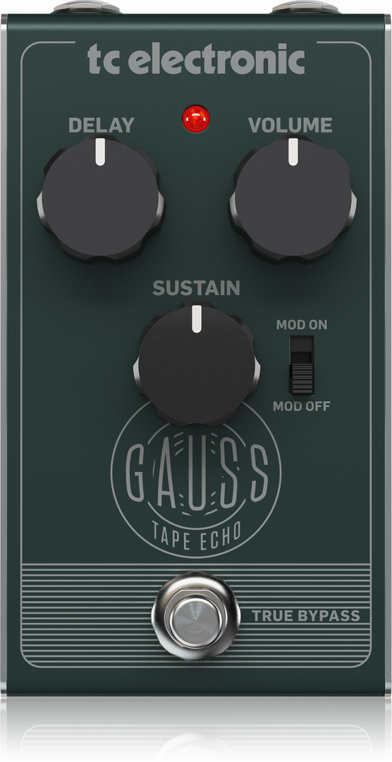 THE TC ELECTRONIC GAUSS TAPE ECHO