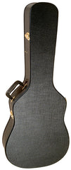 On Stage Hardshell Acoustic Guitar Case in Black