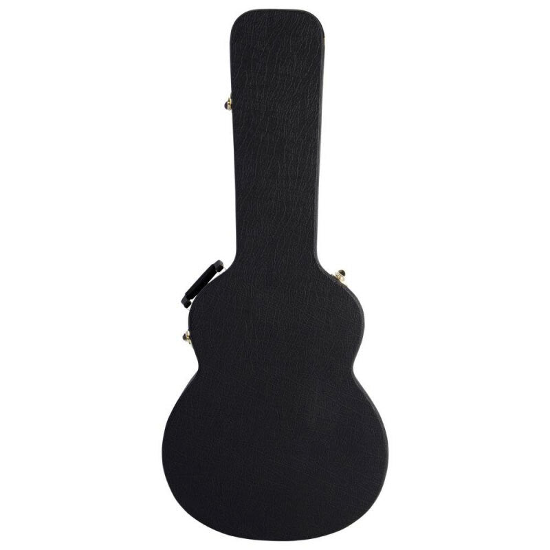 On Stage Hardshell Jumbo Acoustic Guitar Case in Black