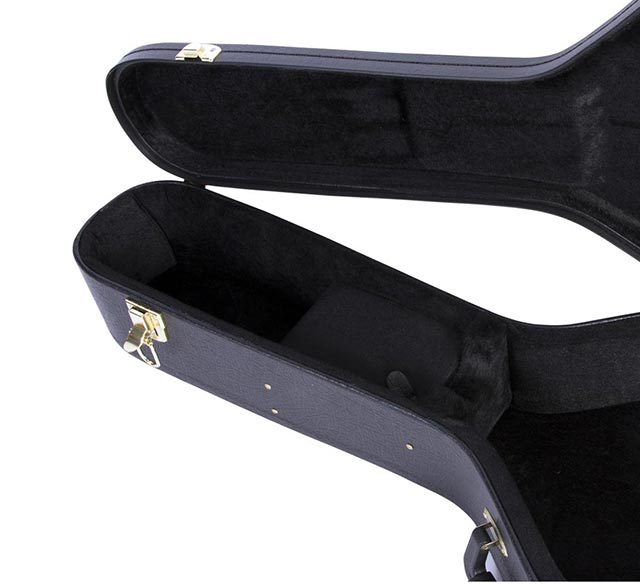 On Stage Hardshell Classical Guitar Case in Black