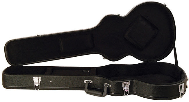 On Stage Shaped LP Style Guitar Hardcase in Black