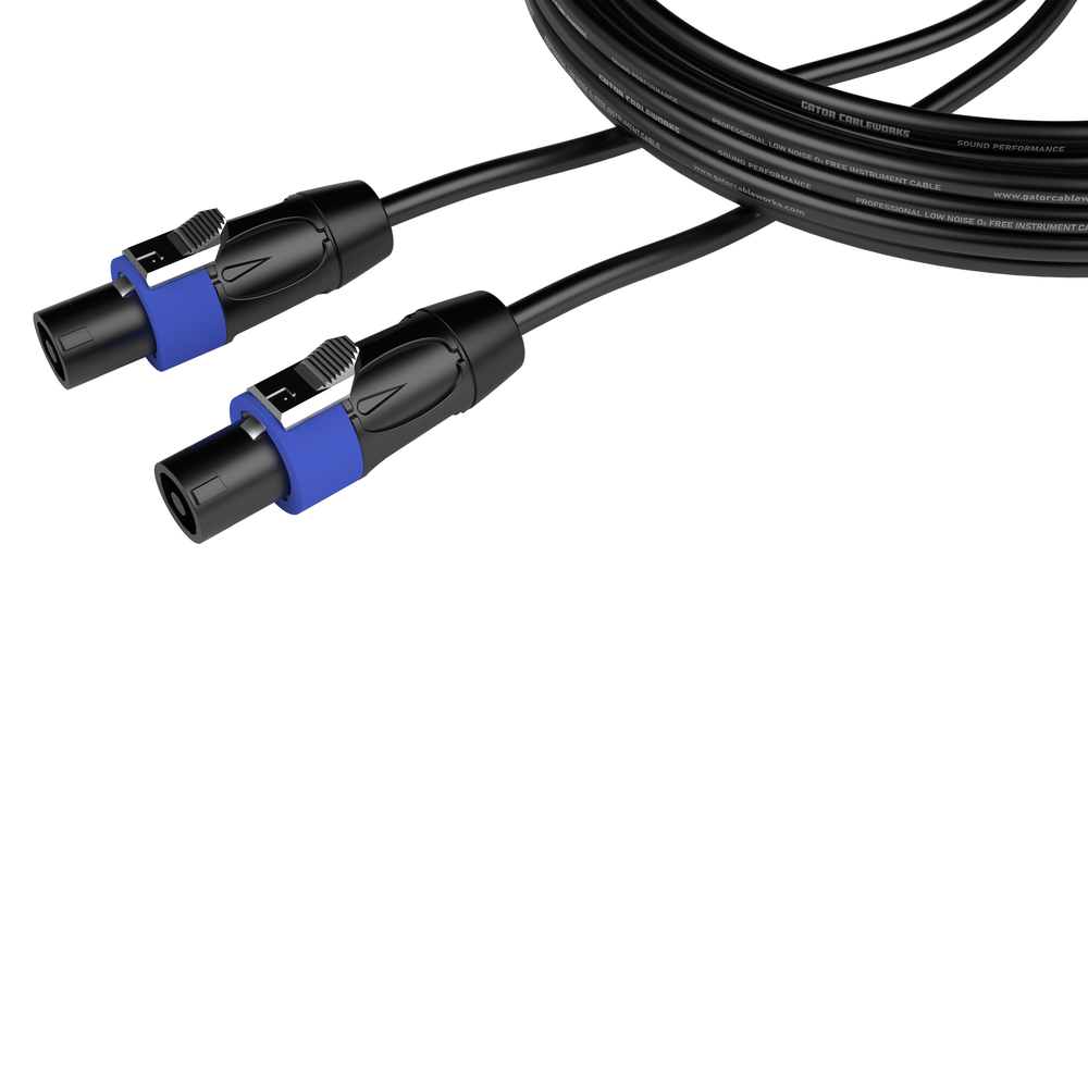 15 Foot Twist Lock Connector Speaker Cable