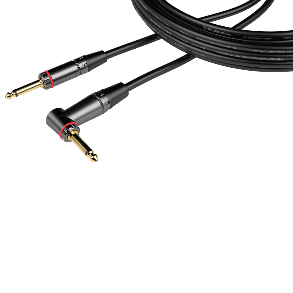 3 Foot Straight to Right Angle Instrument Cable