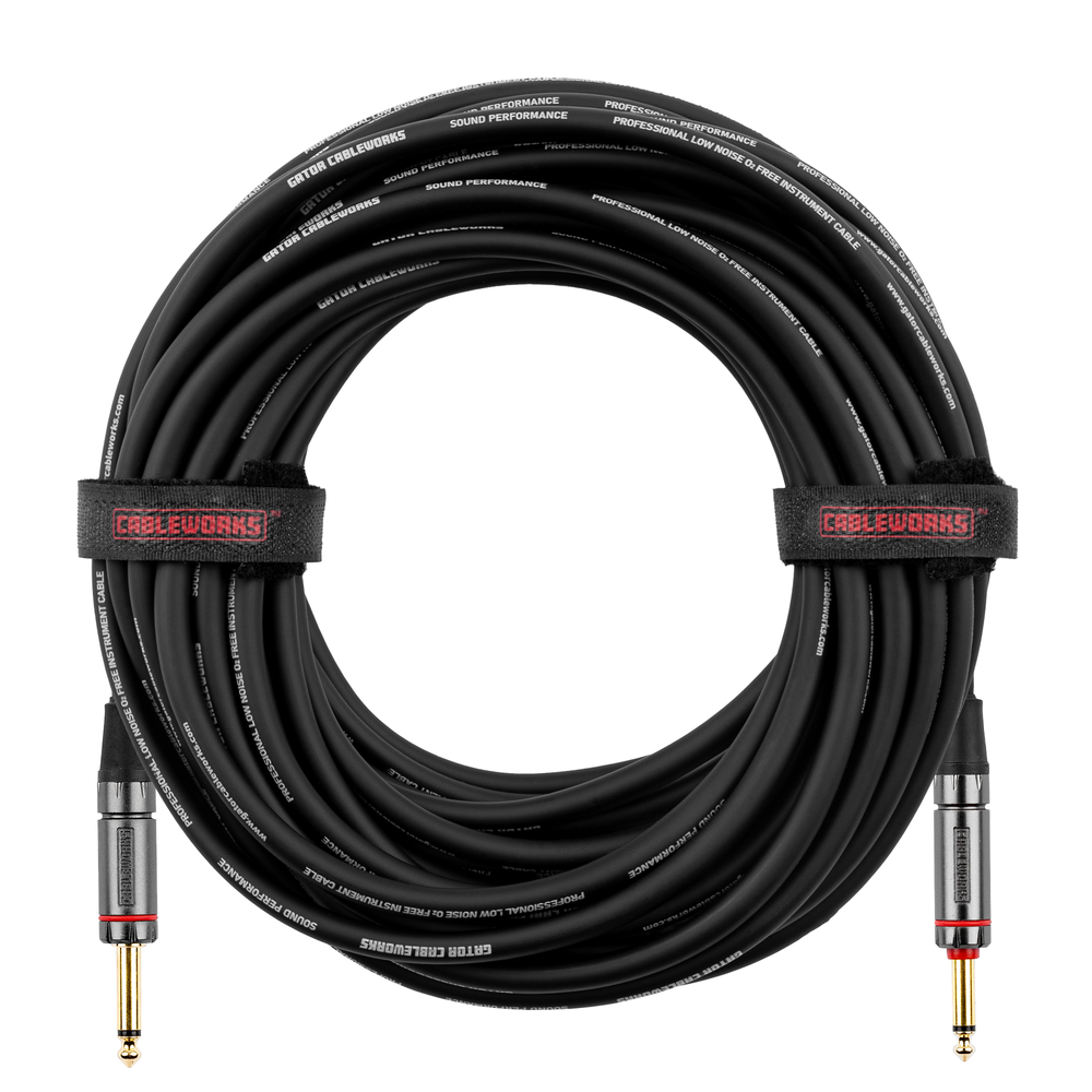 Gator Headliner Series 10 Foot Straight to Straight Quiet Instrument Cable