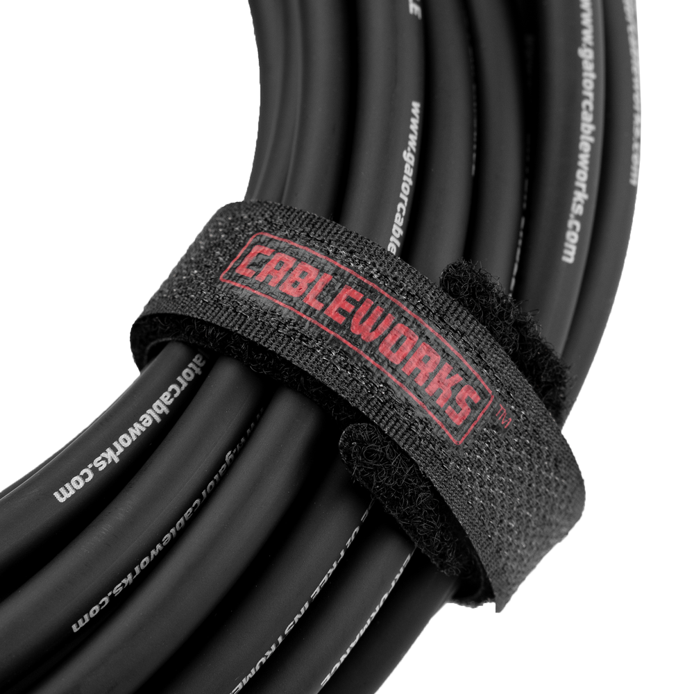 Gator Headliner Series 20 Foot Straight to Right Angle Quiet Instrument Cable