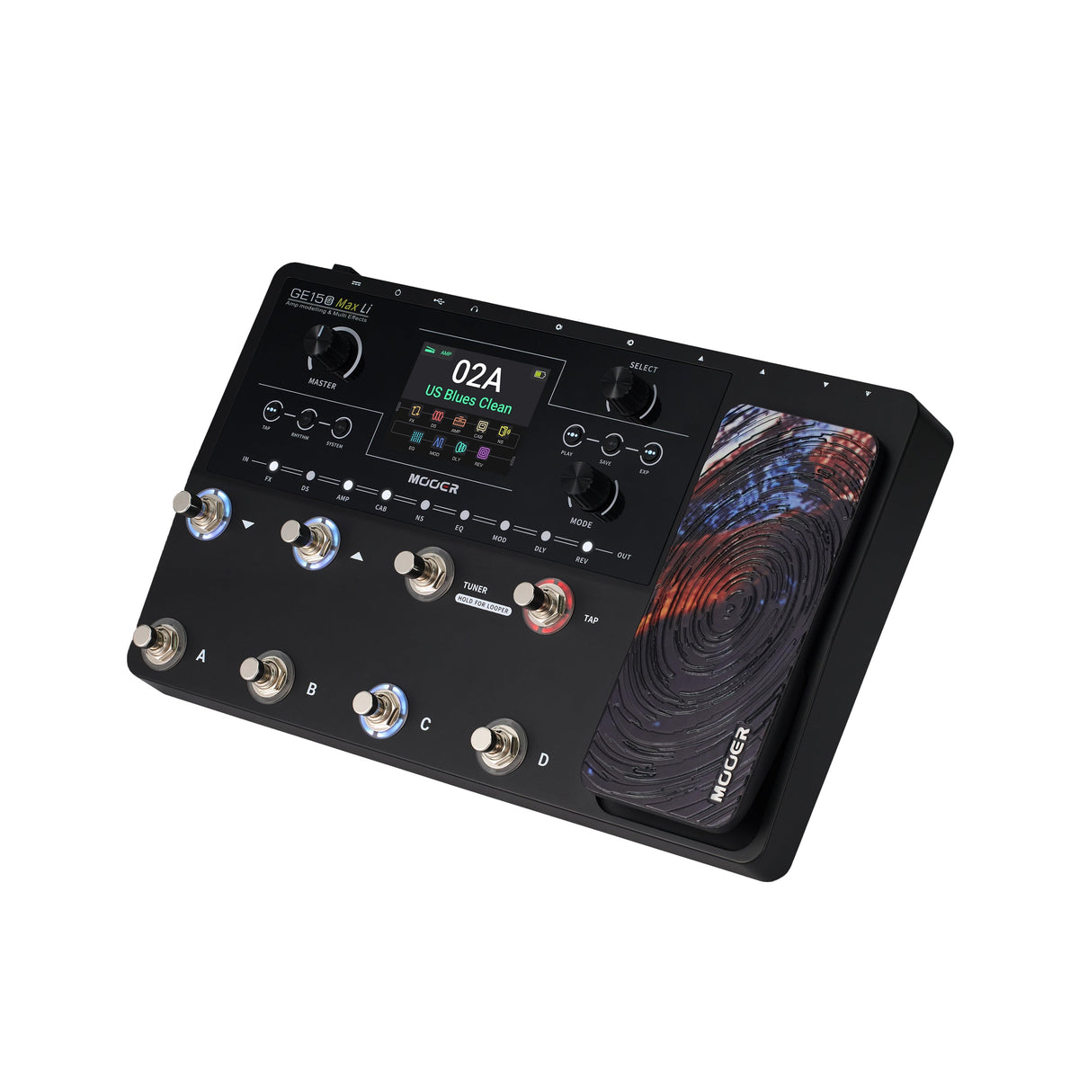 Mooer GE-150 Max Guitar Multi-Effects Processor (White)