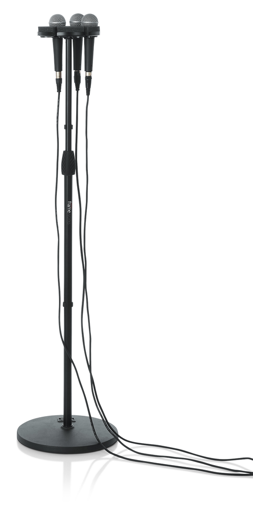 Gator GFW-MIC-6TRAY Multi Microphone Tray Designed To Hold 6 Mics