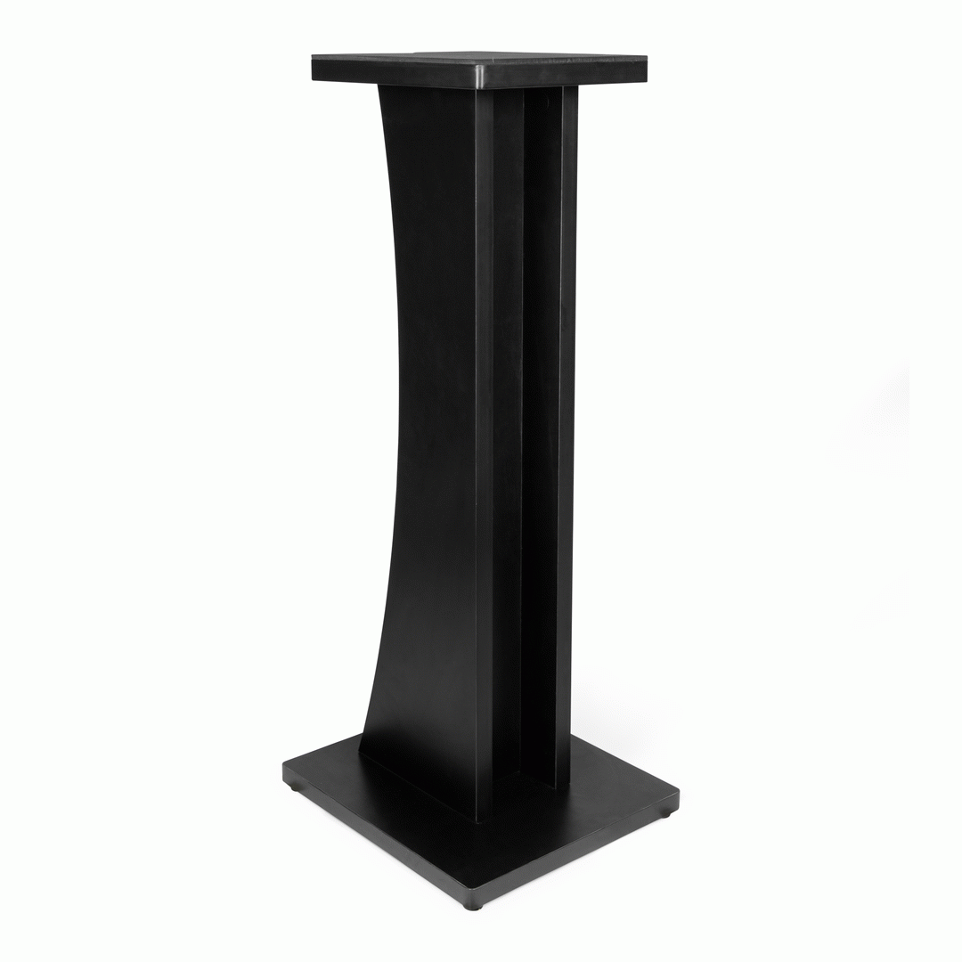 Gator GFWELITESPKSTMNBLK Framework Elite Series Floor-Standing Studio Monitor Speaker Stand in Black Finish
