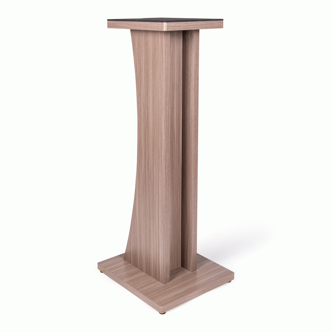 Gator GFWELITESPKSTMNGRY Frameworks Elite Series Floor-Standing Studio Monitor Speaker Stand in Driftwood Grey Finish